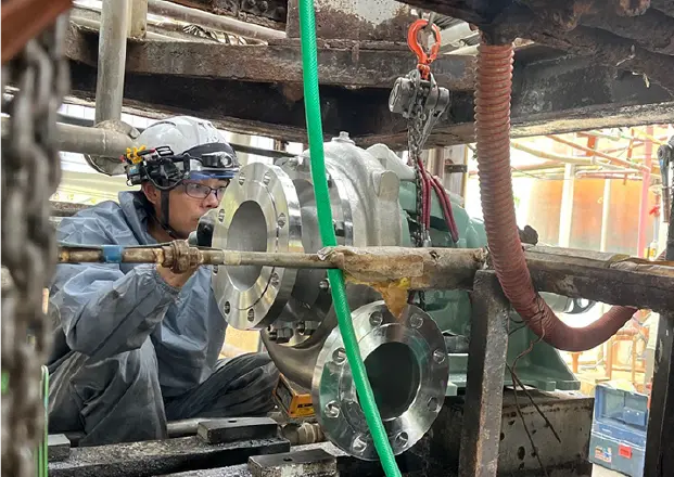 プラント・機器整備の様子