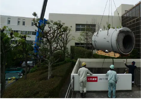 ボイラー据付工事